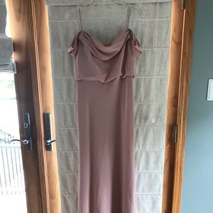 Jenny Yoo dress with draped sleeves